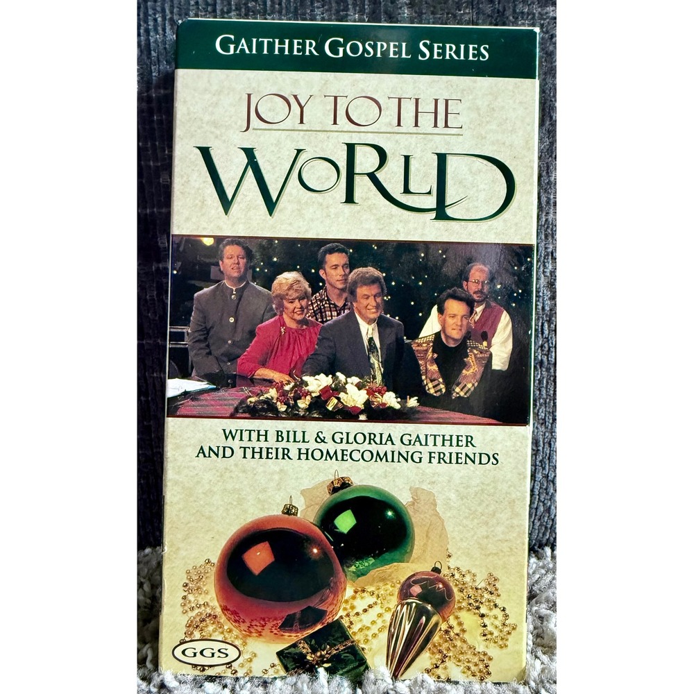 Gaither Gospel Series Joy To The World VHS Christmas Homecoming Friends 1996 EX